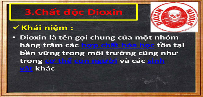 khái niệm dioxin là gì 